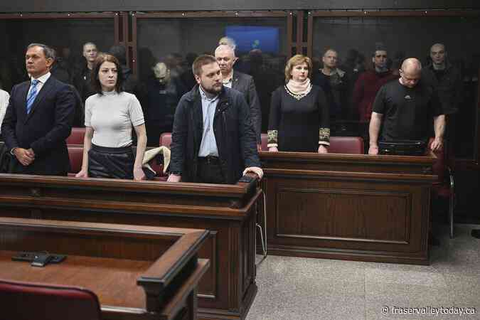 Captured Ukrainians convicted on terrorism charges by Russia in what Kyiv called a sham trial