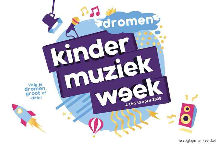 Muziekschool Waterland viert Kindermuziekweek met gratis lessen en muzikale activiteiten