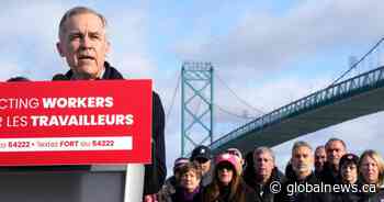 Carney pledges ‘all in Canada’ auto network amid tariff threats