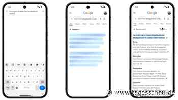 Google bietet nun in Deutschland und Europa "Übersicht mit KI" an