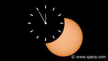 What time is the partial solar eclipse on March 29?