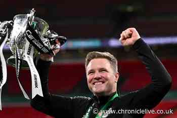 Eddie Howe honoured with Freedom of Hoults Yard after Newcastle United Carabao Cup win