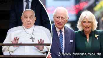 Italien-Reise: König Charles und Königin Camilla müssen Papstbesuch auf ärztlichen Rat absagen