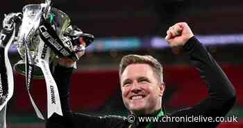 Eddie Howe honoured with Freedom of Hoults Yard after Newcastle United Carabao Cup win