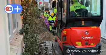 Glasfaserausbau in Eckernförde: Neun Tage Einbahnstraße