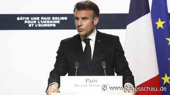 Ukraine-Liveblog: ++ Weitere Militärhilfen in Milliardenhöhe aus Frankreich ++