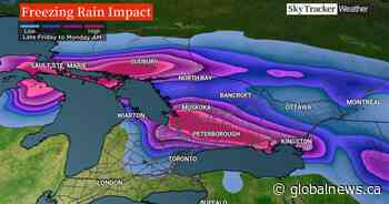 Spring ice storm in forecast for a wide part of Ontario this weekend
