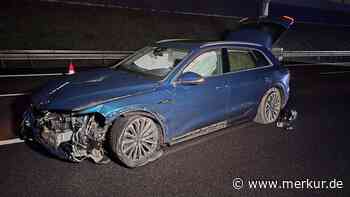 Audi schleudert nach Unfall über die A3 bei Regensburg – Verkehr fließt nur eingeschränkt