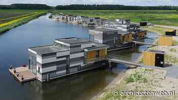 Drijvende woningen met EQUITONE gevels