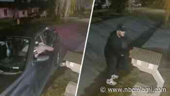 SW Miami-Dade residents catch alleged mail thief on camera, now want something to be done