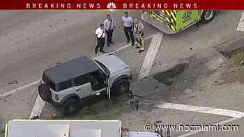 4 hospitalized after 2-car crash on Palmetto Expressway: MDFR