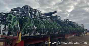 Agwest Machinery delivers 24-metre Boss Ag Bridge frame air seeder bar