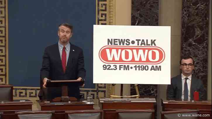 Senator Todd Young wishes WOWO an early 100th birthday