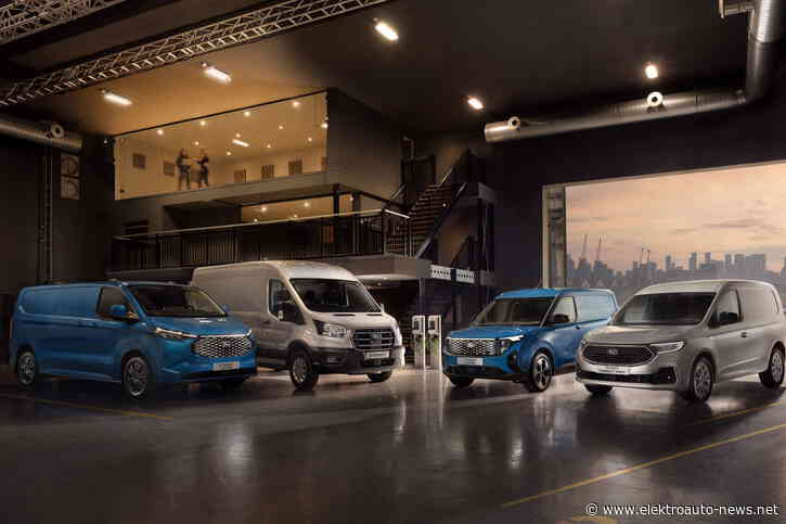 Alle Ford-Transporter gibt es jetzt auch elektrisch