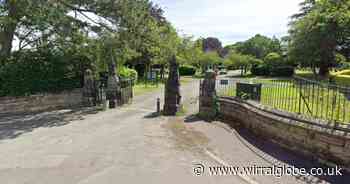 Car fire in Wirral cemetery 'suspected arson'