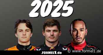 Übersicht: Die Fahrer für die Formel-1-Saison 2025