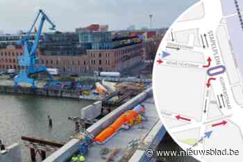Auto’s over de brug en weg van de kaaien: verkeer rond Dok Noord en op R40 verandert deze zomer helemaal