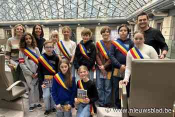 Kindergemeenteraad brengt bezoek aan Vlaams Parlement