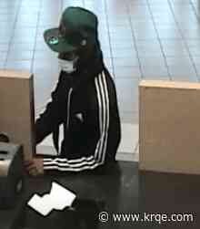 FBI offering reward for information on Las Cruces bank robbery suspect