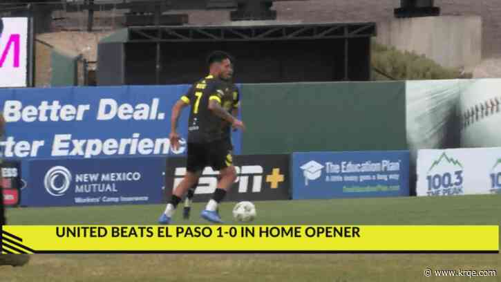 New Mexico United's home opener extends winning streak