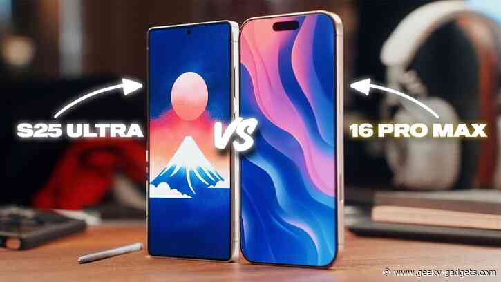 INSIDE the Flagship Fight: iPhone 16 Pro Max vs. S25 Ultra – Who WINS?