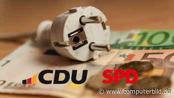 Koalitionsverhandlungen: Union und SPD planen deutliche Senkung der Strompreise