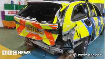 Police 'jumped out of the way' of sleeping driver