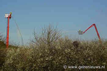 Brandweer blust brand bij afvalverwerker in Weurt