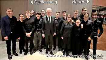 Musikschule Altensteig: Duo trommelt für Kretschmann