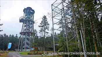 Aussichtsturm in Schömberg: Besucherzahlen gehen nach oben