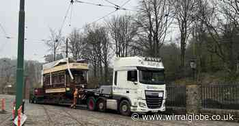 Historic Merseyside trams move to Derbyshire tramway village