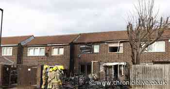 Killingworth caravan fire causes extensive damage as residents hear 'big bang' and dozens ring 999