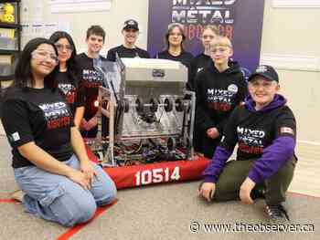 Sarnia youth robotics team earns rookie all-star honours at first meet