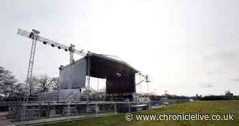 Town Moor Newcastle United trophy parade preparations continue as stage is set