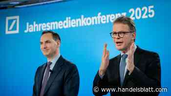 Banken : Zwei Vorstände verlassen die Deutsche Bank – Sewing bleibt länger