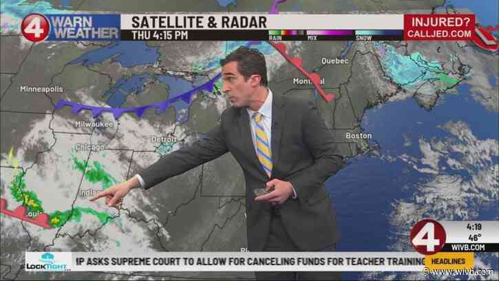 Rising temperatures; Weekend showers