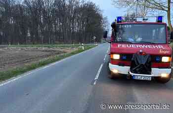 FW Flotwedel: Feuerwehr sichert Kreuzungsbereich wegen Ölspur