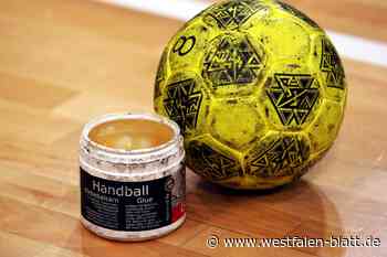 Handball-Pecke am Boden und auf Türklinken