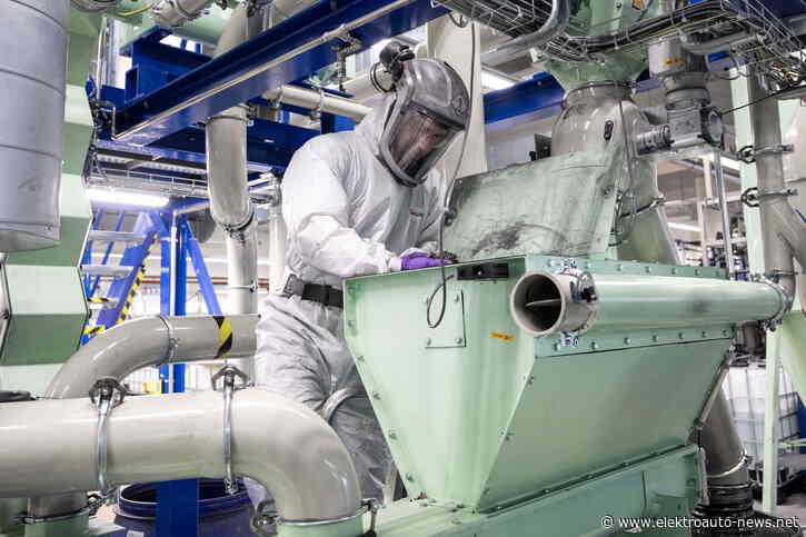 Porsche pilotiert Recyclingprozesse für Hochvoltbatterien