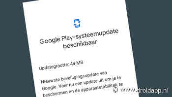 Google Play systeemupdate maart 2025: dit is er nieuw