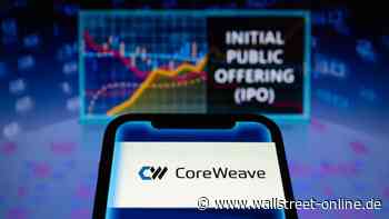 KI-Börsengang: CoreWeave-IPO enttäuscht: Ausgabepreis deutlich unter Erwartungen