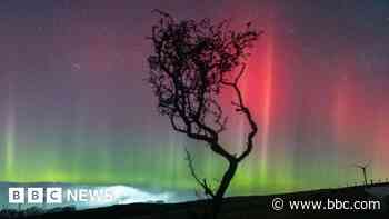 Northern Lights put on show over the North-West