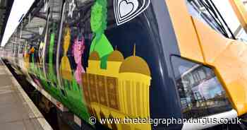Northern train 'The Bradfordian' adorned with City of Culture artwork