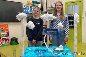 13-jarigen Mila en Lucie met mede-leerlingen naar Amerika met ontwerp voor olievlekbestrijding op zee: “We wisten dat we een serieuze kans maakten”