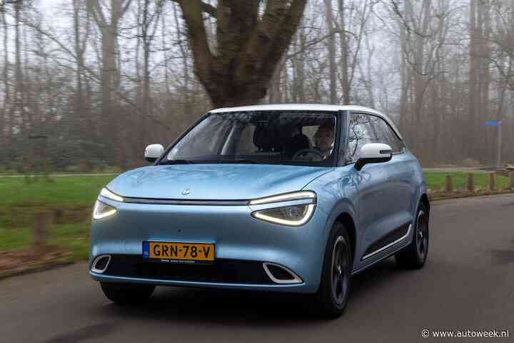 Marktaandeel Chinese elektrische auto's in Europa krimpt