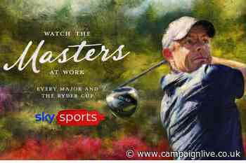 Sky Sports puts golfers on canvas ahead of Masters tournament