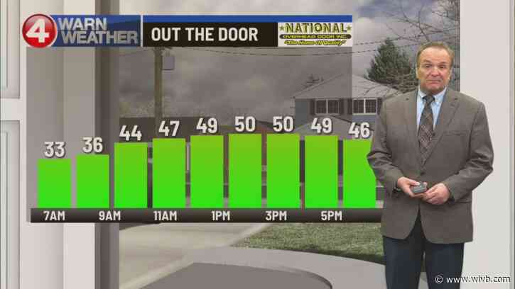 Some weekend raindrops on the way