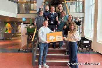 Medewerkers Tata Steel halen € 9.287 op voor Kinderbrandwondencentrum