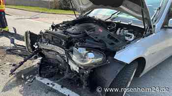 Kreuzungsunfall in der Wasserburger Straße in Bachmehring