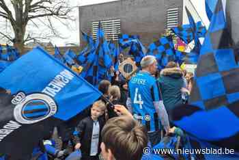 Meester Stephan uitgezwaaid met 400 vlaggen van Club Brugge